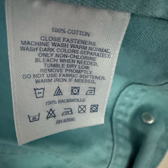 Lands’‎ End Blue Jean Jacket XS/P 2-4 - Picture 3 of 6